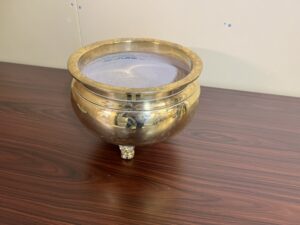 丸香炉　８寸　金色