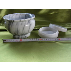 【未使用】大理石香炉3セット(6寸香炉・4寸抹香入)