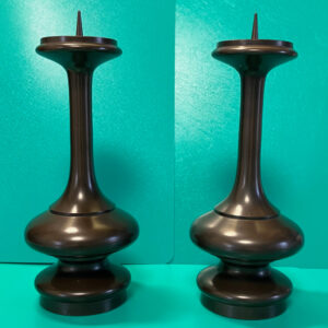 燭台 銅 一対