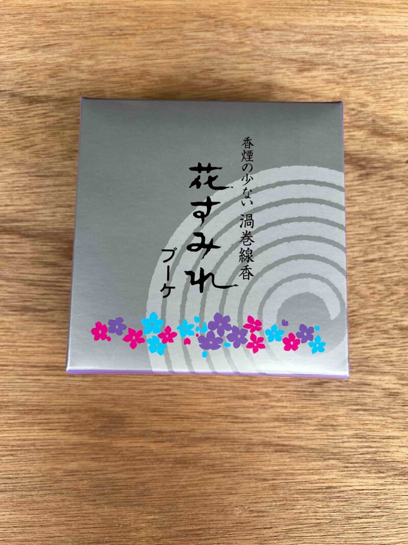 渦巻線香花すみれブーケ香炉セット＋専用線香（14枚入り）×９セット - 画像 (4)