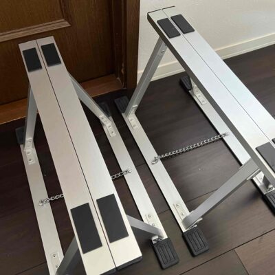 アルミ棺台　　高さ１尺　一対