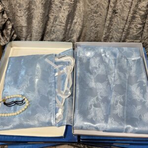 経帷子　9個セット ブルー