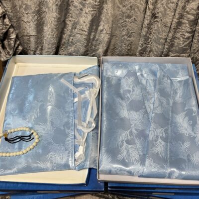 経帷子　9個セット ブルー