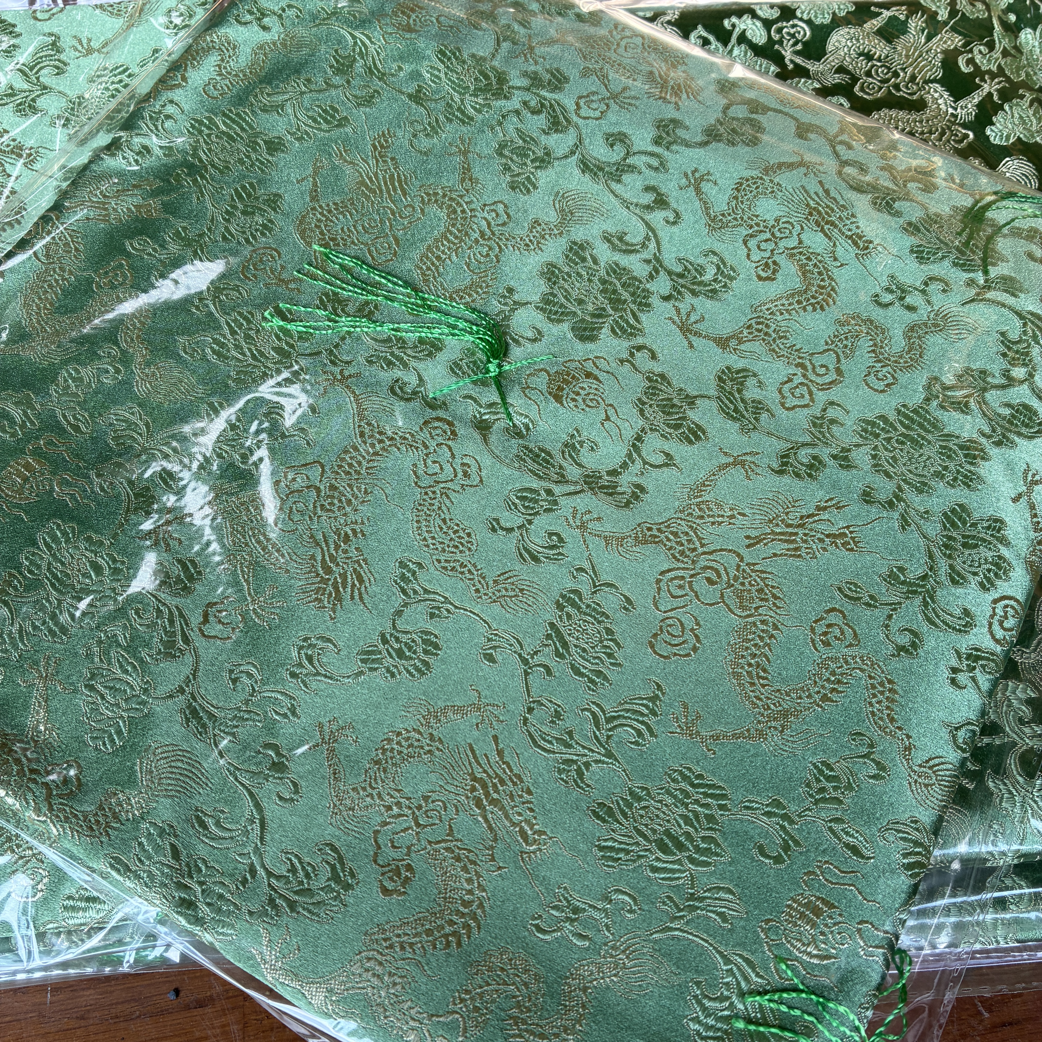 飾り座布団18点セット グリーン系