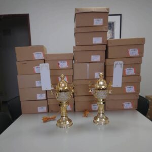 灯篭　鈴付ゴールド　１０号