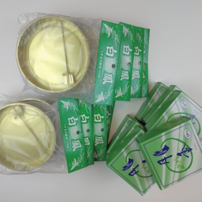 【渦巻き線香 ＆ 線香台】渦巻き線香×７箱 + 線香台×８箱