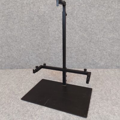 スチール製【自在写真台】色：艶消し黒／組み立て式