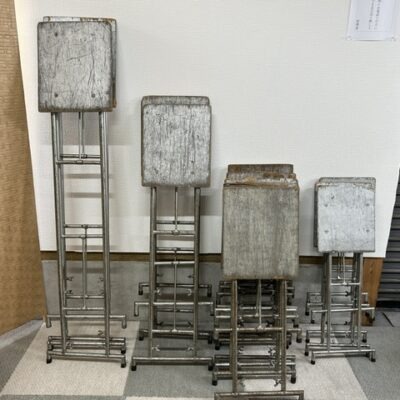 花台折り畳み式　フラワースタンド　セット　【引き取り限定】
